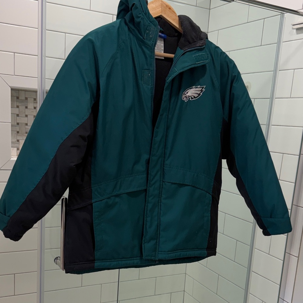 90’s Philadelphia Eagles Reebok Coat Youth Large